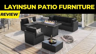 Layinsun patio furniture Review [upl. by Teyugn892]