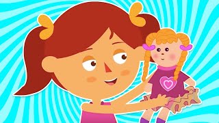 Classic Nursery Rhymes For Kids  👧🏼 Miss Polly Had A Dolly [upl. by Imnubulo]