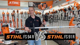 STIHL Trimmer Comparison FS 94 R vs FS 91 R [upl. by Ariaic]