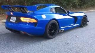 Dodge Viper Twin Turbo 1500hp doing donuts Crazy Sound [upl. by Roi598]