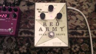 Sovtek RED ARMY overdrive Big Muff [upl. by Amairam]