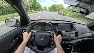 2016 Honda Accord Sport 24  POV Test Drive  060 [upl. by Birgitta666]