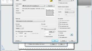 Plot a Drawing Layout  AutoCAD LT 2011 [upl. by Tikna]