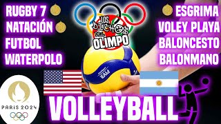 🥇¡OLIMPIADAS en VIVO🥇VOLEYBALL M  USA Vs Argentina  Resultados Olímpicos 27J [upl. by Flaherty]