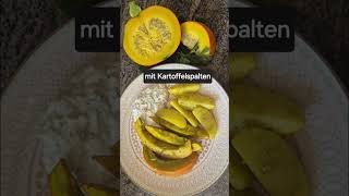 HokkaidoKürbis aus dem Backofen Kürbisrezept Gemüserezept Vegetarisch Kochen [upl. by Nosrettap489]