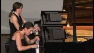 Lutoslawsky Paganini variations Tamar and Natia Beraia [upl. by Nodearb]