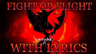 FIGHT OR FLIGHT WITH unrelated LYRICS  Friday Night Funkin VS SonicEXE [upl. by Capps714]