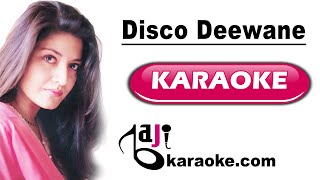 Disco Deewane  Video Karaoke Lyrics  Nazia Hassan Bajikaraoke [upl. by Hsihsa656]