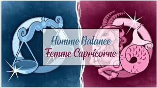 Homme Balance ♎ Femme Capricorne ♑  Compatibilité Amoureuse [upl. by Jaycee]