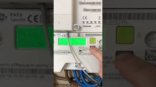 How to read electric smart meter  Landis Gyr E470 Type 5424 Eon [upl. by Stoneman496]