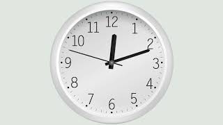 tick tock sound round clock with animation 2 hours countdown adhd therapy [upl. by Adnyl]