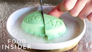 Bar Of Soap Is Actually A JellO Shot Of Bourbon [upl. by Sine36]