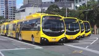 Wellington Trolleybuses SYSTEM TERMINATED  31 OCTOBER 2017 [upl. by Massab]