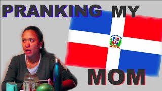 INVISIBLE PRANK ON DOMINICAN MOM [upl. by Hough]