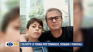 l’Olivetti si ferma per Tommaso Domani i funerali [upl. by Lassiter]