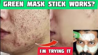 Green Mask Stick Honest Review Magical Skin Whitening Does it Work Real Or Not Green mask stick [upl. by Culbertson]