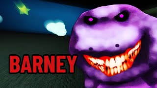 Barney but not friendly  Roblox Barney Horrorween [upl. by Allix348]