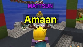 MATTSUN vs Amaan BG 🥵 Blockman GO [upl. by Lucinda196]