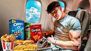 10000 Calorie Challenge On A Plane [upl. by Bradshaw672]