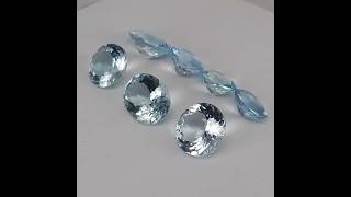 3120 Carats 7 PCS Natural Blue Aquamarine Gemstones [upl. by Norramic]