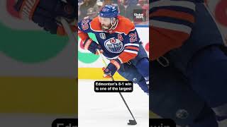 Edmonton Oilers stay alive in Stanley Cup final with 81 victory over Florida Panthers 🏆🏒 game4 [upl. by Anairda]