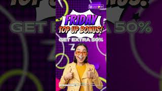 GoJackpot  quotBoost Your Friday Wins with a 50 TopUp Bonus Claim Your Rewards Todayquot [upl. by Averill]