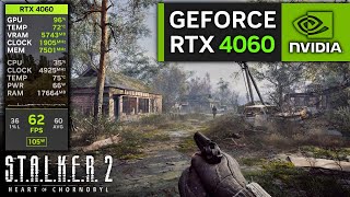 RTX 4060 on STALKER 2  1080p 1440p DLSS 3 and Frame Generation [upl. by Pass]