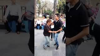 ABUELITA DEL SABOR MANO A MANO CON ZAPATITOS DE ORO CUMBIA KIIOSCO SANTAMARIA LA RIVERA CDMX MEXICO [upl. by Tore163]