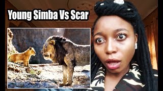 The lion king  Young Simba Vs Scar  2019  Reaction [upl. by Parrnell]