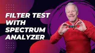 Filter Test with Spectrum Analyzer UniT UTS3021B UTS3021B spectrumanalyzer unitrend [upl. by Nolly173]