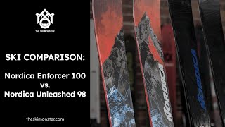 Ski Comparison Nordica Enforcer 100 vs Nordica Unleashed 98 [upl. by Roose]