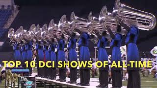 Top 10 Highest Scoring DCI Shows of AllTime as officially scored at DCI Finals as of 2024 [upl. by Sekyere]