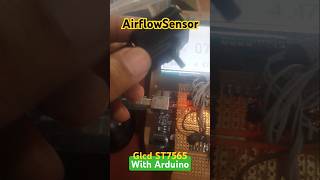 AirFlow Sensor MAF MASS AIR FLOW SENSOR  With Arduino GLCD ST7565 trending [upl. by Calypso]