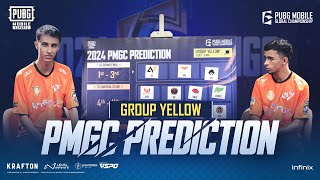 Group Yellow Prediction  2024 PUBG MOBILE GLOBAL CHAMPIONSHIP [upl. by Yeffej]