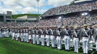 2017 West Point Graduation Oath to Hat Toss [upl. by Mirabelle]