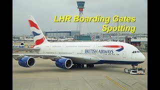 Plane Spotting from BA Terminal 5  London Heathrow Airport [upl. by Bagley609]