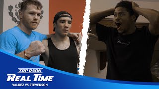 Oscar Valdez Wraps Camp w Canelo Shakur Stevenson Reacts to Tyson Fury Knockout  REAL TIME EP 1 [upl. by Wiley]