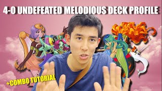 1ST PLACE UNDEFEATED MELODIOUS DECK PROFILE  COMBO TUTORIAL YuGiOh [upl. by Econah]