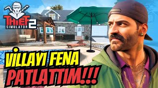 OYUNUN EN KORUNAKLI VİLLASINA GİRDİM thiefsimulator2 [upl. by Ainafets]