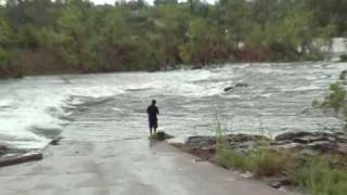 Ivanhoe Crossing  Fishing for Barramundi  1 [upl. by Patterman]