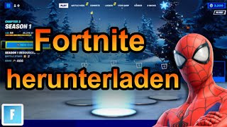 Fortnite herunterladen 2024 schnell amp einfach  Fortnite installieren [upl. by Anitsim]