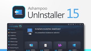 Ashampoo UnInstaller 15  Programme restlos deinstallieren  Programmvorstellung [upl. by Nyladnek]