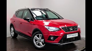 2019 SEAT ARONA FR TSI  BLACKPOOL SEAT [upl. by Eittah]