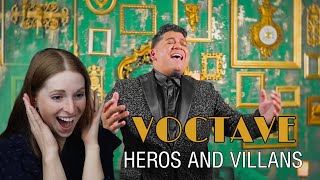 Voctave Heros and Villains MedleyDanielle Marie reacts [upl. by Sorac]