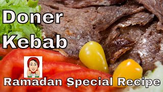 How To Make Doner Kebab at Home  Döner Kebab Recipe Part 2 [upl. by Ezalb]