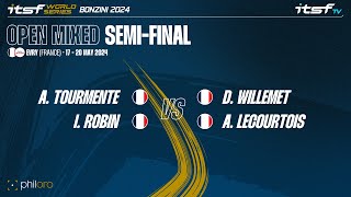 TourmenteRobin vs WillemetLecourtois  Semifinal  ITSF WS Bonzini Open Mixed [upl. by Yrak508]