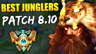 MOST BROKEN JUNGLERS REVEALED FOR PATCH 810  Jungle Tier List  Solo Queue [upl. by Umeko]