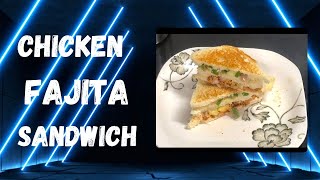 Chicken Fajita Sandwich 🥪Recipe by Aleena cooking 🧑‍🍳 special recipe [upl. by Auqinahs]