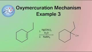 Oxymercuration Example Mechanism 3  Organic Chemistry [upl. by Tnilk83]