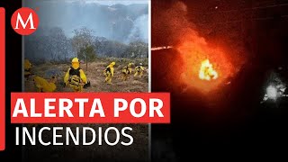 Reportan cuarto incendio forestal en Cadereyta de Montes Querétaro [upl. by Beichner]